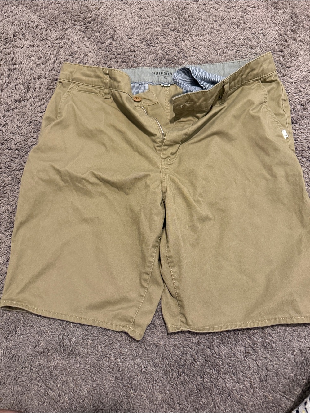 Quiksilver Men's Tan Khaki shorts